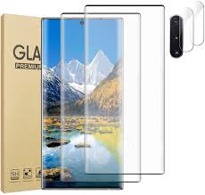 In order to use fingerprint lock, you'll need to . Buy 4 Pack 2 Pack Galaxy Note 10 Plus Screen Protector 2 Pack Camera Lens Protector 9h Hardness Fingerprint Unlock Hd Clear 3d Curved Tempered Glass Film For Samsung Galaxy Note 10