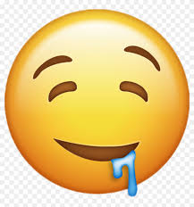 Transparent Background Drool Emoji Png Png Download 1024x1044 6842496 Pngfind