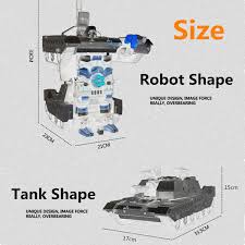 Transformation Rc Tank Remote Control Car Robot Tank 1 10