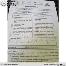 Check spelling or type a new query. Lowongan Kerja Sugar Group Companies 2019 Loker Medan Dokter Umum Dan Gigi Perusahaan Loker Anak Medan