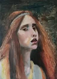 lady of the lake Painting by Damon Anthony