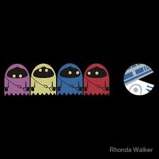 Pac2 D2 By Rhonda Walker Pacman Starwars Omg Its Two Of The Most Awesome Things Together Star Wars Love Star Wars Art Star Wars Geek