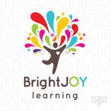Bright Joy Learning Preschool Logo Kindergarten Logo Kids Logo Design
