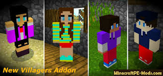 Typically when you find a new village it may be a good starting point for your own city or you can utilize it for trade. New Villagers Addon For Minecraft Pe Ios Android 1 18 0 1 17 40 Download