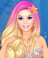 barbie mermaid trends make up game