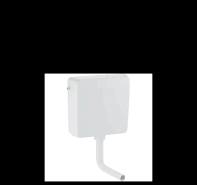 Geberit AP140 Exposed Cistern 140300111 Low/half-high Hanging, Dual Flush, White