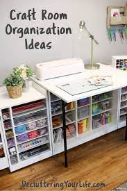 Craft Room Organization Unexpected Creative Ways To Organize Your Craftroom On A Budget Office Craft Room Combo Bedroom Craft Room Combo Craft Room Desk
