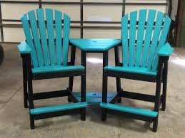 Counter Height Adirondack Settee Adirondack Chairs Diy Rustic Furniture Outdoor Furniture Chairs