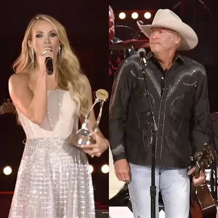 Did you know that Carrie Underwood's first concert was an Alan Jackson show? It was! And now, just moments ago, she sang at the final show of his career... Before performing a