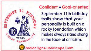 September 11 Zodiac Full Horoscope Birthday Personality Zsh