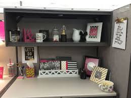 A cubicle might not be your idea of an inspiring work environment, but there are decorating ideas to make it a more visually appealing space. Cubical Makeover Cubicle Decor Office Work Cubicle Decor Cubicle Makeover