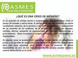 El vértigo es claramente rotatorio, con una duración de entre 20 en la enfermedad de ménière avanzada, algunos pacientes manifiestan una caída súbita al suelo. Facebook