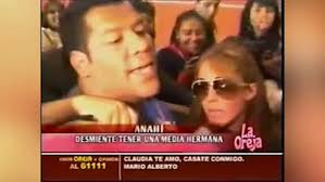 Anahi de la Puente niega tener una hermana en Perú.
