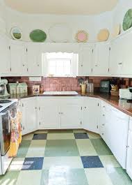 5 out of 5 stars. Eclectic House Tour The Decorologist Retro Kitchen Kitchen Floor Tile Patterns Modern Retro Kitchen