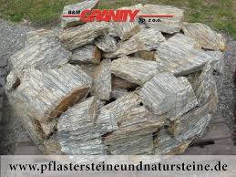 B M Granity Gneis Farbe Grau Beige Anthrazit Gestreift Unterschiedliche Farbintensitat Und Formate Http Www P Gabionen Natursteine Gabionenwand