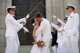 Love The Swordsmen Naval Academy Wedding Military Wedding Wedding