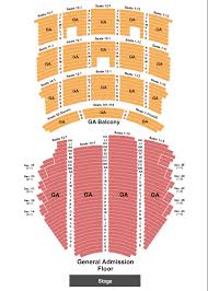 Endstage Ga Floor Ga Balcony Seating Chart Interactive