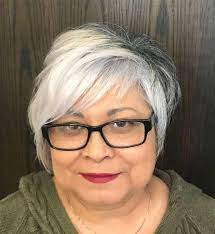 Short Hairstyles For Over 50 And Overweight With Fat Chubby Faces Glasses Hairsentry