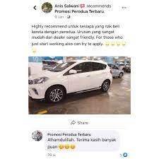 Maybe you would like to learn more about one of these? Testimoni Promosi Perodua Terbaru