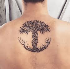 Tattoo Tree Of Life Calf Skinartmag Blackwork Salemma Erkek Dovmeleri Tattoo Life Vucut Dovmeleri