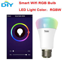 Esp8266 Smart Home Wifi Rgb Led Light Lamp Wireless E27 Interface 100v 255v This Led Lamp Can Be Used In The Worldw Rgb Led Lights Led Light Lamp Led Lights