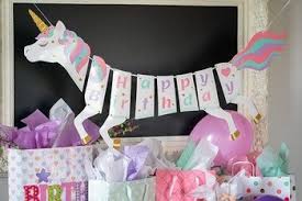 Decoracion de cumpleaños de unicornios. Decoracion Cumpleanos De Unicornio Cotillon Unicornio