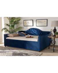 New Deals On Baxton Studio Perry Modern Contemporary Royal Blue Velvet Fabric Upholstered Button Tufted Full Size Daybed Cf8940 Navy Blue Daybed F Full, queen and king beds. wholesale interiors baxton studio perry modern contemporary royal blue velvet fabric upholstered button tufted full size daybed cf8940 navy