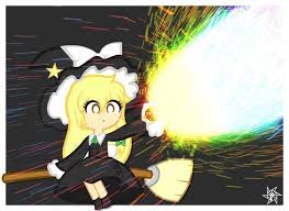 poster master spark by stellarknightdelta touhou project marisa poster art spark