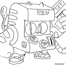 And is one of 6 robot characters in the game like tick, barley, rico, darryl and carl. Coloring Pages 8 Bit Brawl Stars Print Free Virus 8 Bit