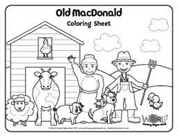 Old macdonald had a farm coloring pages download and print these old macdonald had a farm coloring pages for free. Coloring In Sheet Nursery Rhyme Old Macdonald Us Eng By Jumping Cow