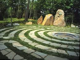 Abingdon Landscape Design Labyrinth Garden Backyard Landscaping