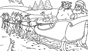 Show your kids a fun way to learn the abcs with alphabet printables they can color. Santa And Reindeer Coloring Pages Printable Coloring Home