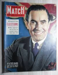 Paris Match No 503 Annie Girardot Walt Disney Guy Calf Caesar Giron Grace  KELLY