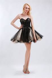 Fantastic Ball Gown Sweetheart Mini Black Lace Tulle Tutu Cocktail Prom Dress Cocktail Dress Prom Cheap Short Prom Dresses Ball Gowns