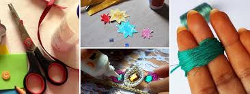 Now, wrap some wool around your three fingers. How To Make Rakhi At Home Rakhibazaar Com