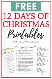How To Celebrate The 12 Days Of Christmas Free Lyrics Printable Christmas Lyrics Days Of Christmas Song 12 Days Of Christmas