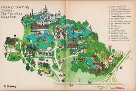 Disney World Maps Throughout The Years Magic Kingdom Map Theme Park Map Disney World Map