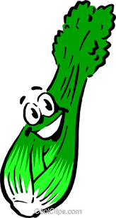 Cartoon Celery Royalty Free Vector Clip Art Illustration Food0324 Coolclips Com