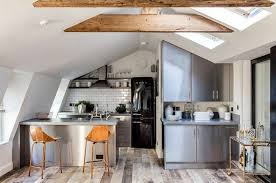 100 Kucheneinrichtung Beispiele Mit Industriellem Look Kuchen Design Kuche Dachschrage Und Kuchendesign