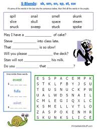 Consonant Blends Worksheets Blends Worksheets Consonant Blends Worksheets 2nd Grade Worksheets