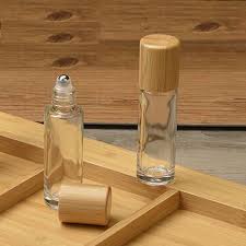 Aliexpress Com Buy 20pcs Bamboo Lid Cap Roll On Ball Glass Roll On Bottle Portable Essential Oil Essential Oil Bottles Roll On Bottles Essential Oil Perfume