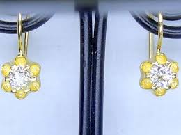 アールデコ 合計約0 45ct オールドマインカットダイヤモンド ピアス 129 000 ジュエリー アンティークジュエリー シグネットリング