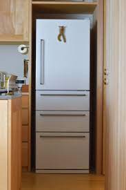 冷蔵庫 白 シンプル 艶消し 製氷機無し muji ルルさん 家具作り 2階建ての家 オープンハウス