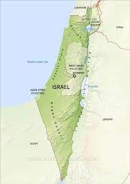 Israel political map 650x1347 / 414 kb go to map detailed map of israel with cities large detailed map of israel Israel Physical Map