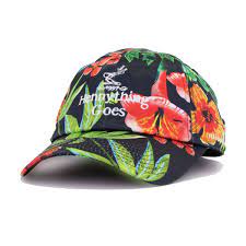 Hennything Goes Black Floral Field Grade Dad Hat Black Floral Hats Dad Hats
