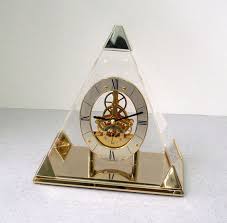 Check out our seiko desk clock selection for the very best in unique or custom, handmade pieces from our часы shops. Reserved4phil Vintage Seiko Pyramid Skeleton Clock Quartz Model Qaw109g Bedroom Desk Mantle Skeleton Clock Japan Skeleton Clock Pyramids Unusual Clocks