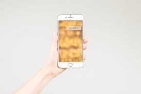 Download Female Hand Holding Iphone 8 Plus Design Mockup Free Free Packaging Mockup Free Psd Design