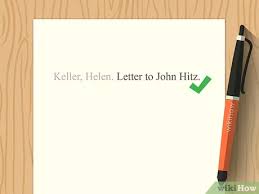 Usage is stated as having the comma and the period within the quotation marks. 3 Ways To Cite Letters Wikihow