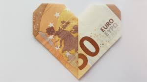 Herz Aus Geldschein Falten Origami Mit Geldscheinen Geldscheine Falten Herz Geldscheine Herz Aus Geldschein