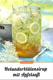 Holunderblutensirup Mit Apfelsaft Rezept Holunder Rezepte Apfelsaft Holunder